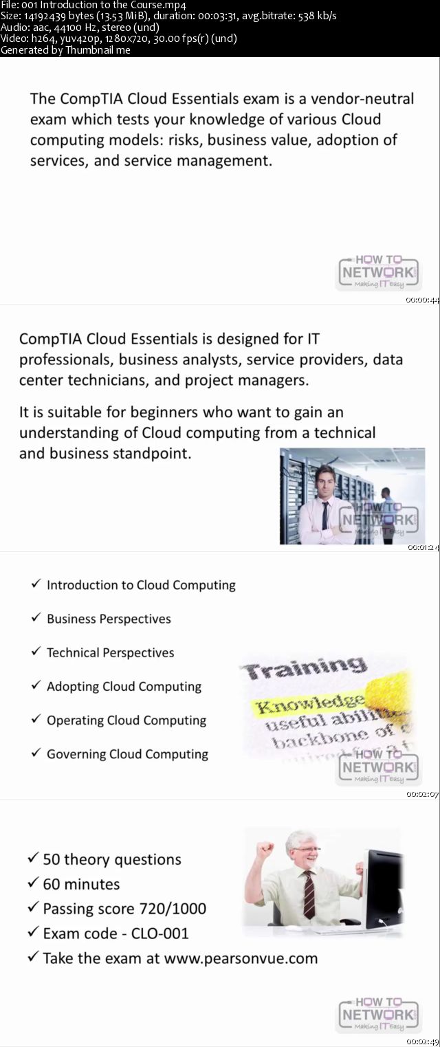 Cloud Computing - CompTIA Cloud Essentials Certification