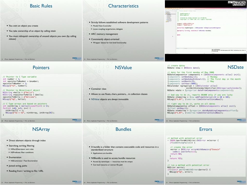 RWTH - iPhone Application Programming (WS 2014/15)