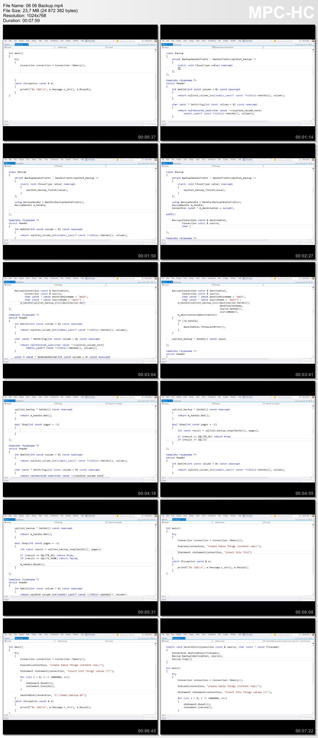 SQLite with Modern C++