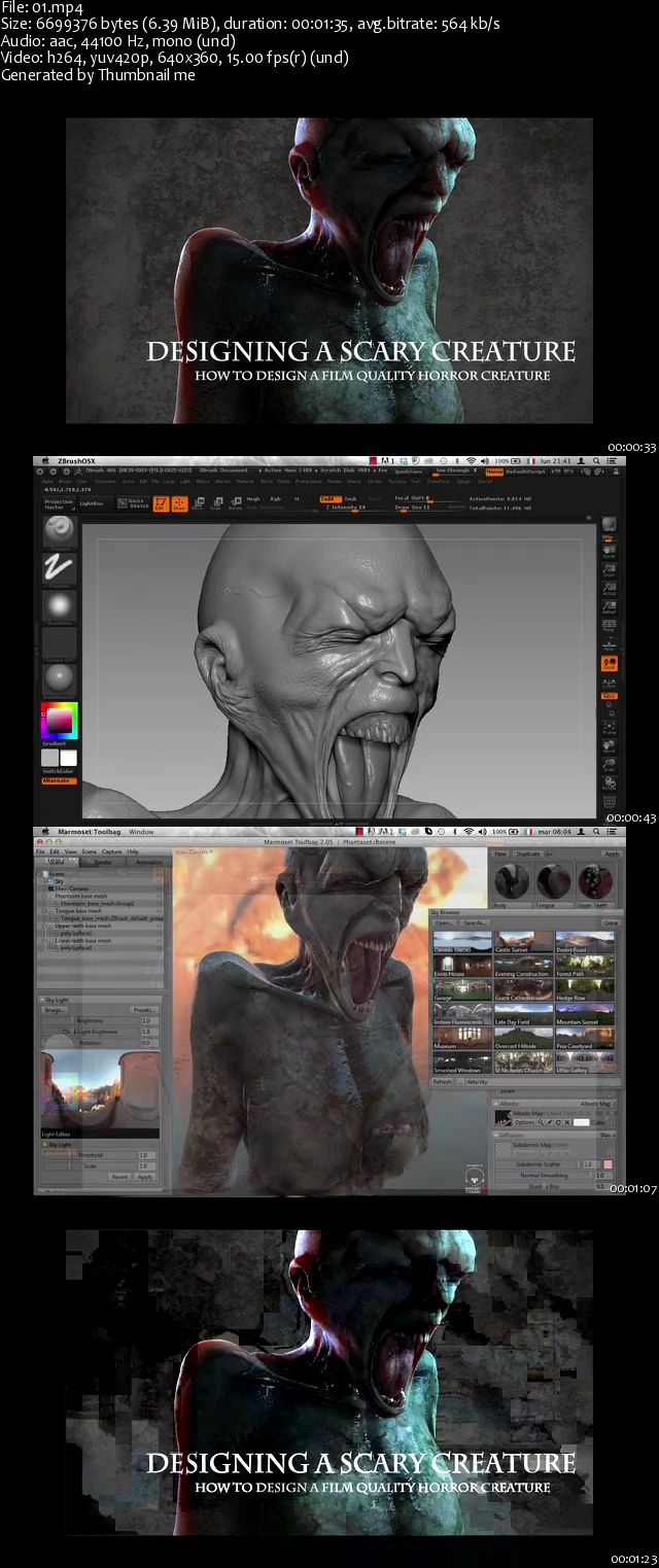 CGcircuit - Designing a Scary Creature 1