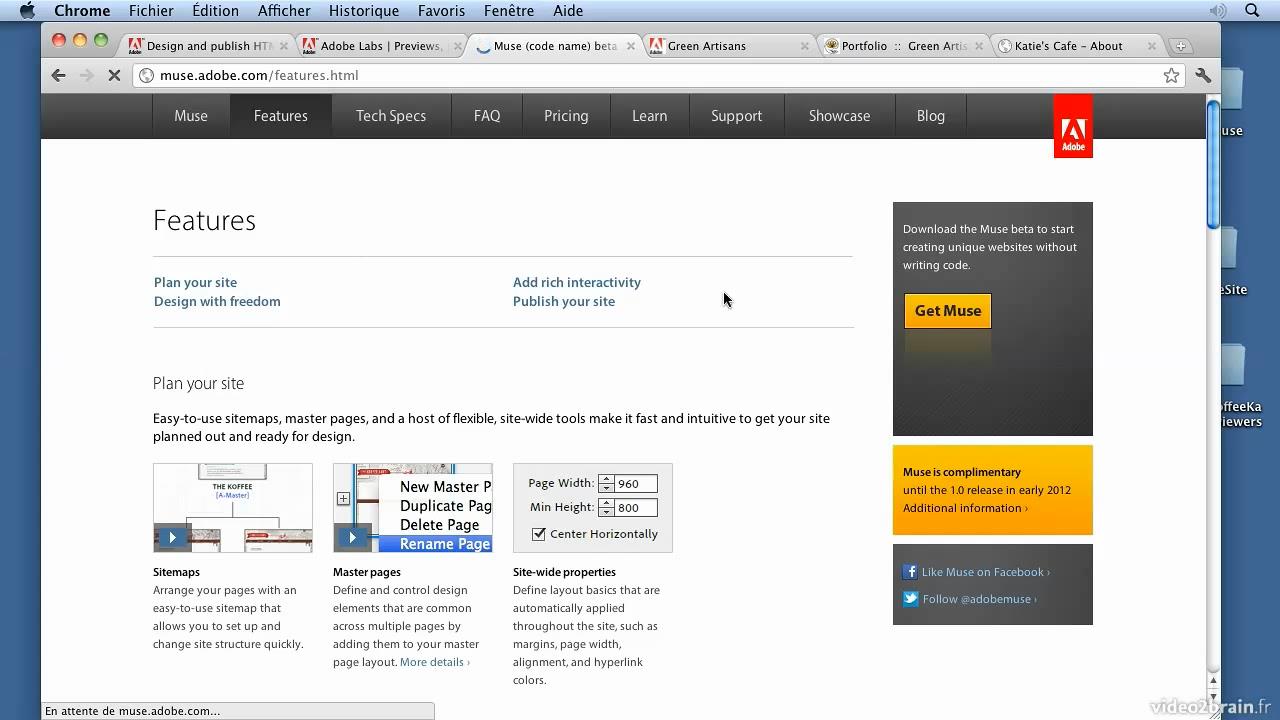 Présentation de Adobe Muse