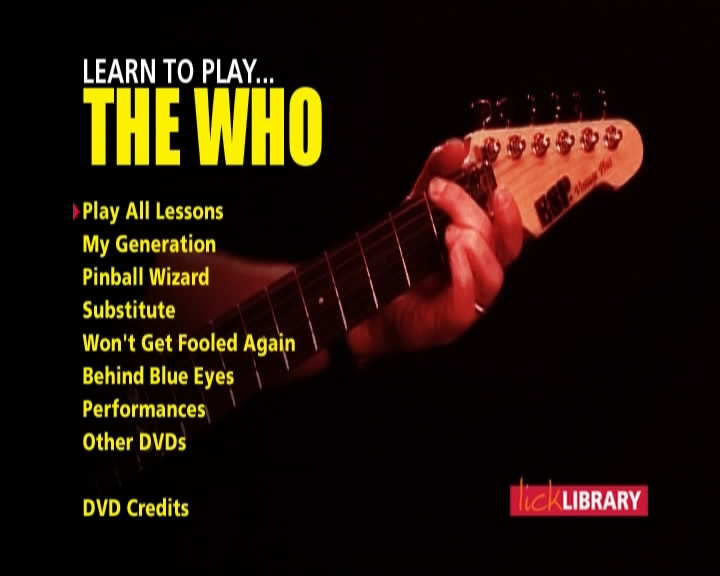 Learn To Play The Who