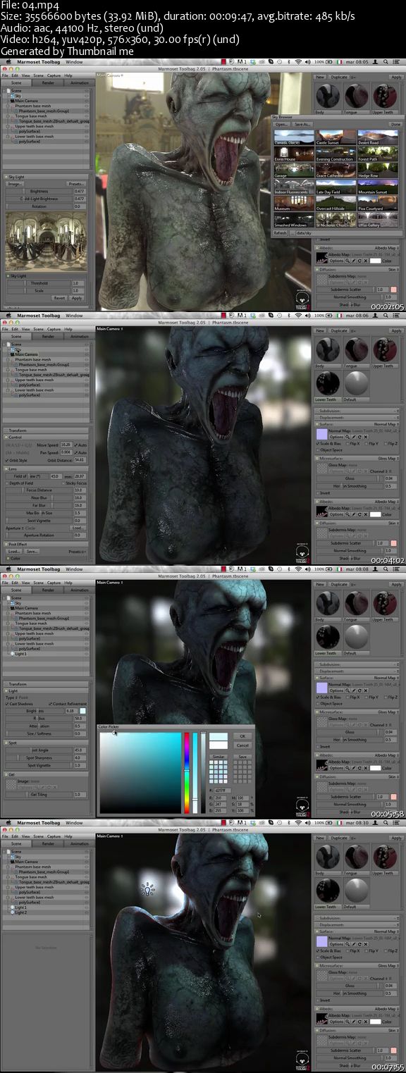 CGcircuit - Designing a Scary Creature 3