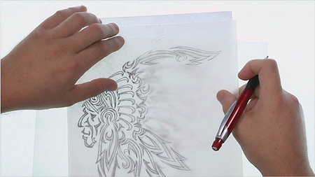 Lynda – Artist at Work: Native American Tribal Illustration