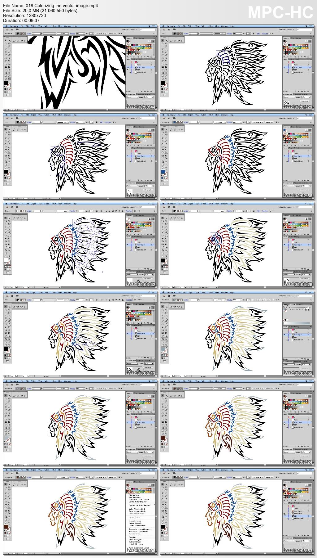 Lynda - Artist at Work: Native American Tribal Illustration