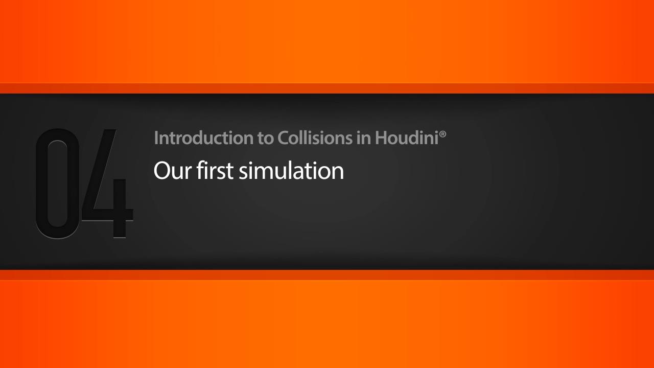 Introduction to Collisions in Houdini