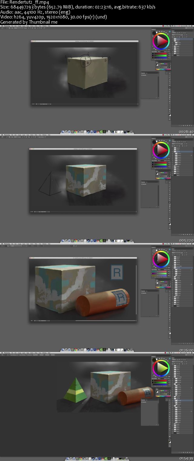 Rendering Tutorial Part 1 : Light and Color on Form by Yohann Schepacz