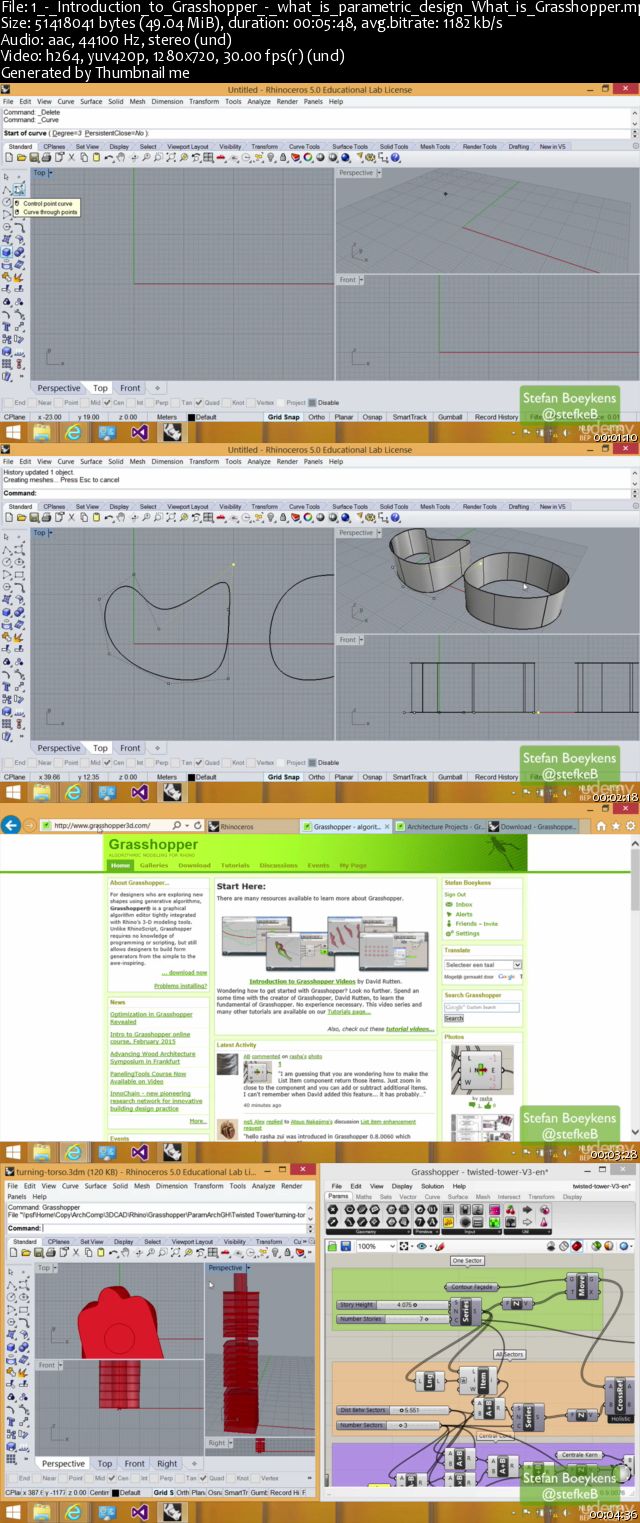 Develop Parametric Architecture with Grasshopper