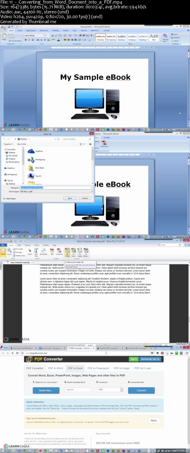 Learn to Create your own Adobe PDF eBook with Microsoft Word