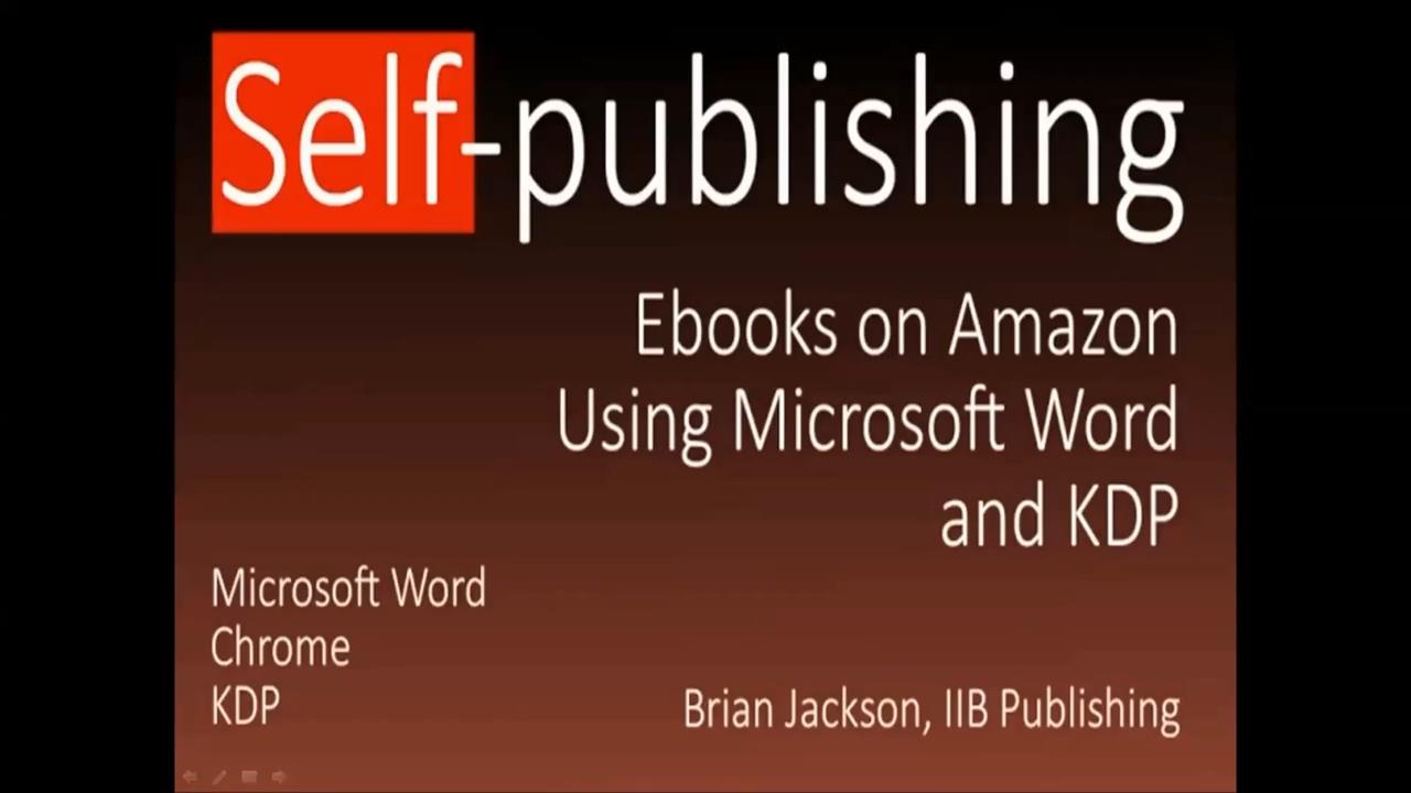 Kindle Ebook Self-publishing: Publish & Sell Books on Amazon