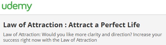 Law of Attraction : Attract a Perfect Life