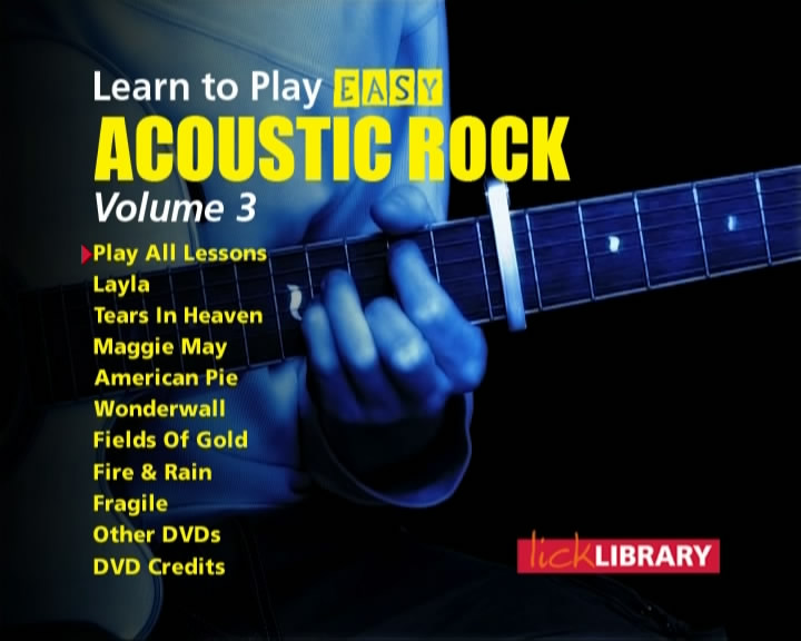 Learn To Play - Easy Acoustic Rock - Volume 3