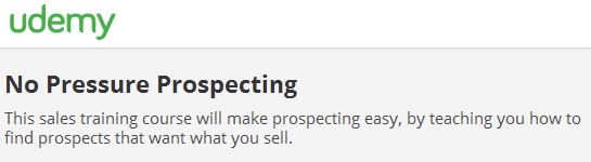 No Pressure Prospecting