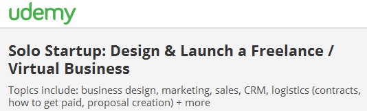 Solo Startup: Design & Launch a Freelance / Virtual Business