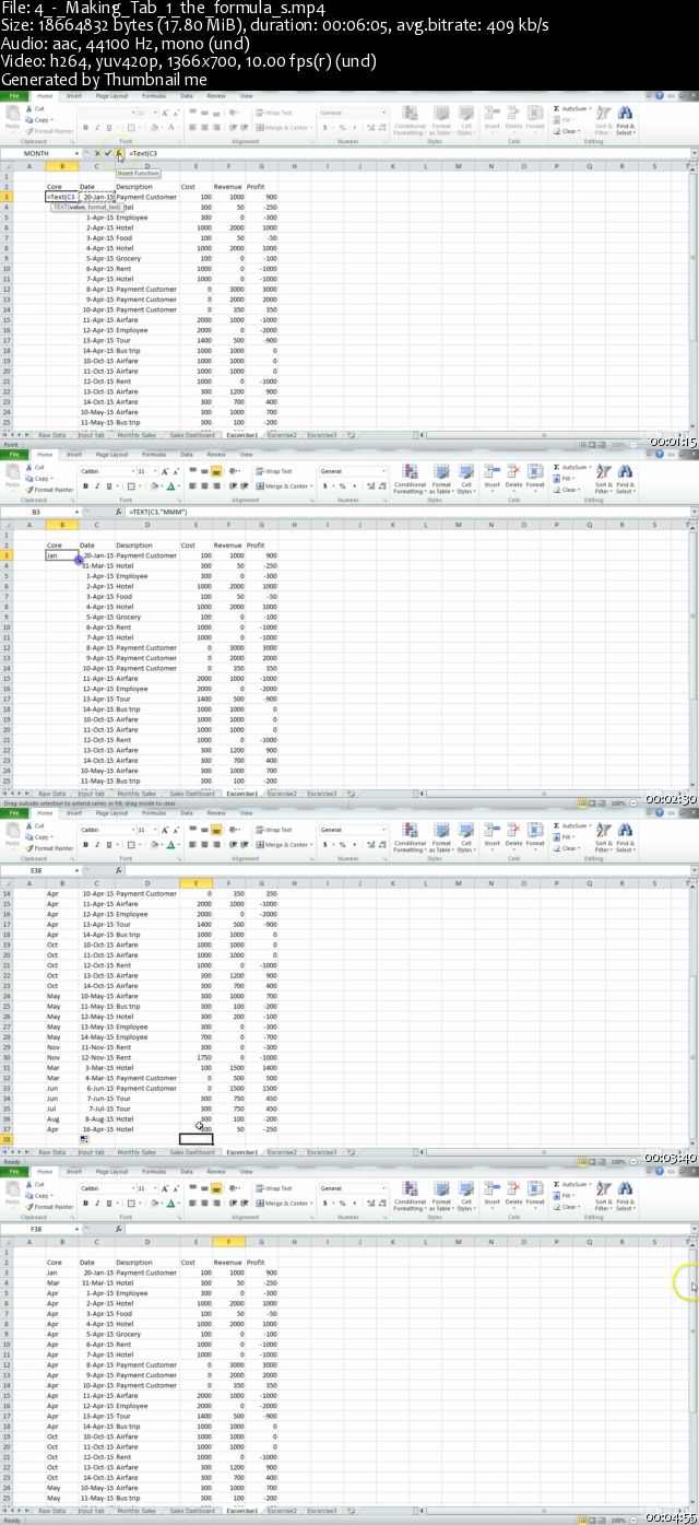 Excellence in Excel! Create a bookkeeping tools by doing