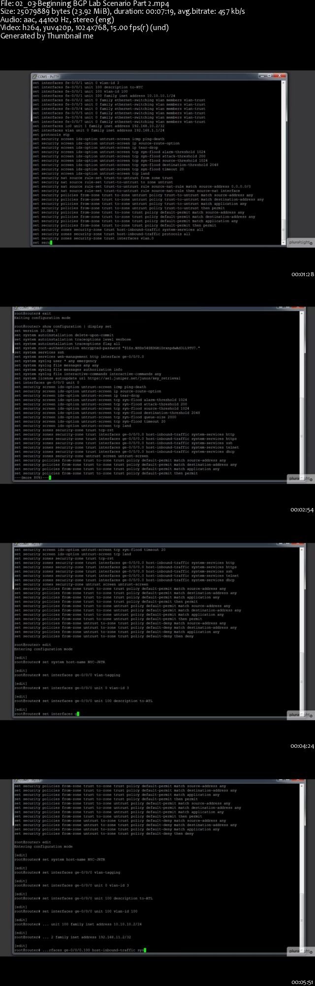 Juniper JNCIS-ENT BGP Routing