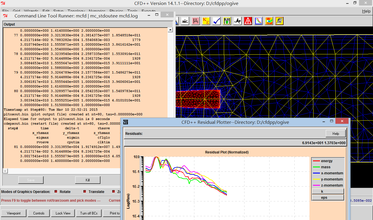 Metacomp CFD++ version 14.1.1