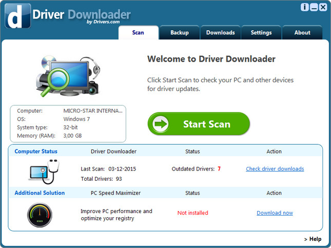 Driver Downloader 3.2