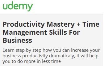 Productivity Mastery + Time Management Skills For Business