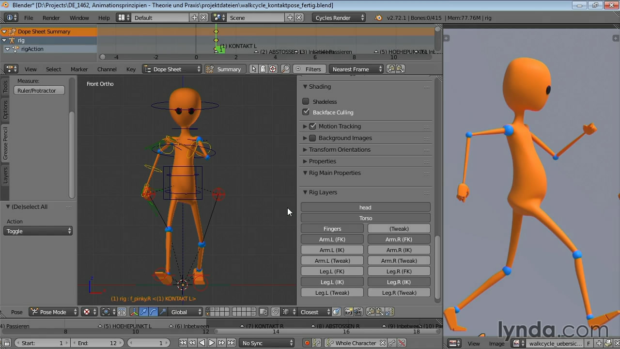 Blender – Prinzipien der Animation