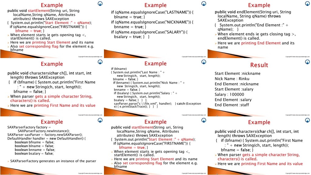 XML Tutorials