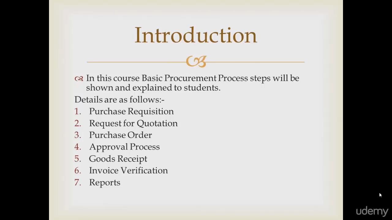 Normal Procurement Process in SAP MM