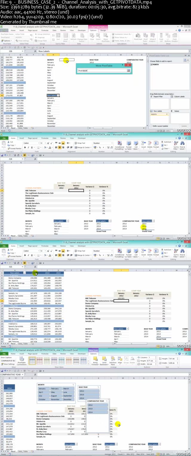 Excel With Excel Pivot Tables: GetPivotData & Macros