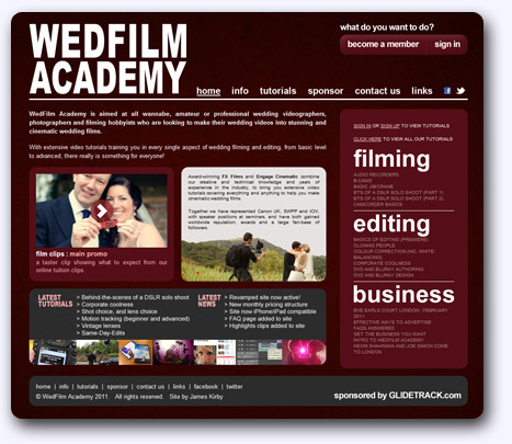 WedFilm Academy - Cinematic Wedding Film Tutorials