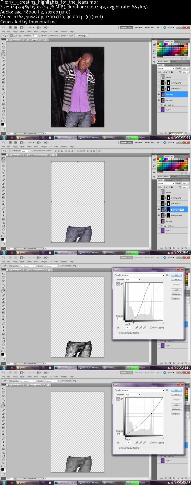 Learn how to change clothes with Photoshop