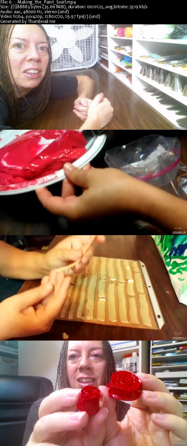 Make 3D Paint Swirl Roses