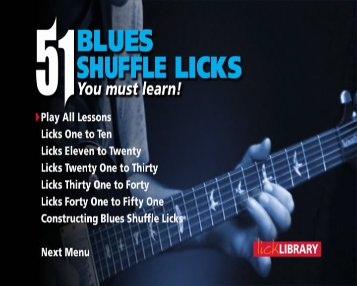 51 Blues Shuffle Licks You Must Learn