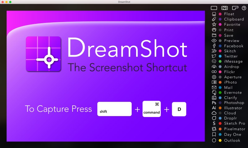 DreamShot 2.0 Mac OS X