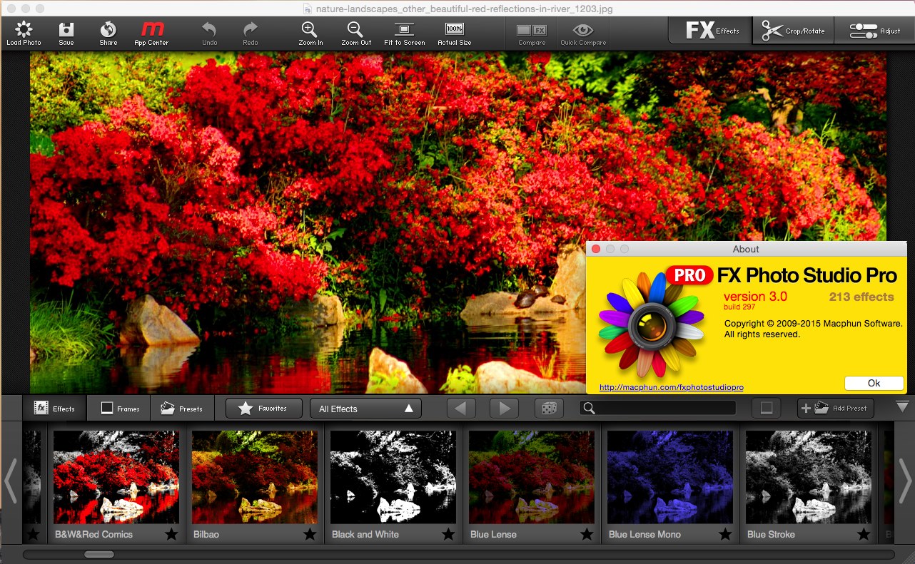 FX Photo Studio Pro 3.0 build 297 Mac OS X