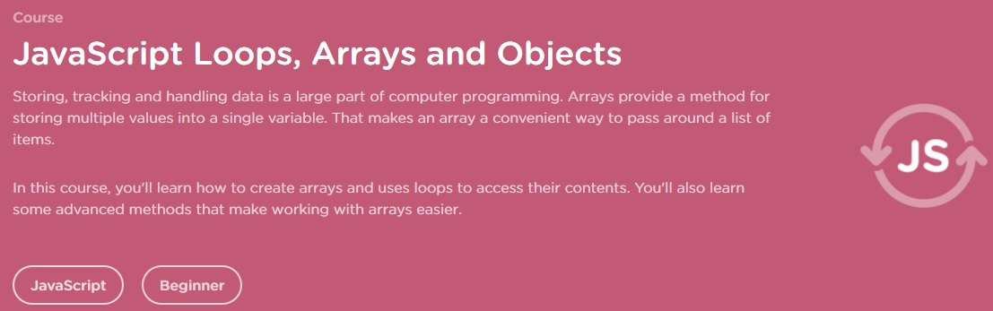 Teamtreehouse - JavaScript Loops, Arrays and Objects