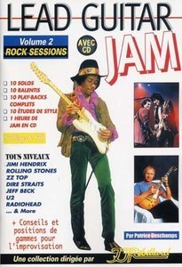 Lead Guitar Jam Vol.2 Rock Sessions CD Tab screenshot