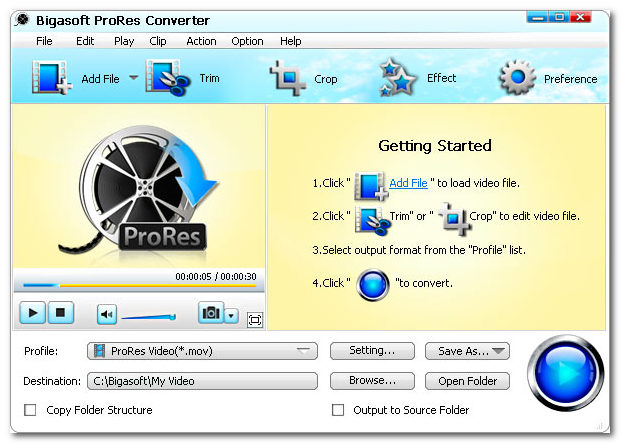 Bigasoft ProRes Converter 3.7.50.5122 Multilingual