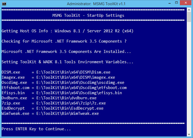 MSMG ToolKit for Windows 7-10 / Server 2008 R2-2012 R2 v1.5