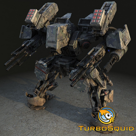 Turbosquid 3D Models: Warrior 1 (Battle Mech)