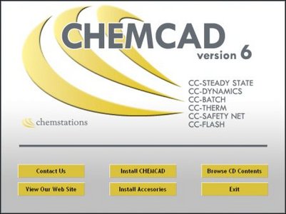 Chemstations CHEMCAD 6.1.4.3059