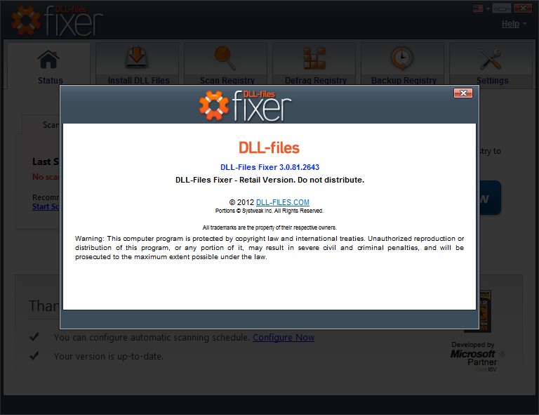 Dll-Files Fixer 3.0.81.2643