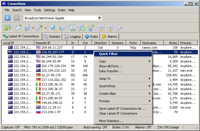 TamoSoft CommView 6.5.0 Build 732