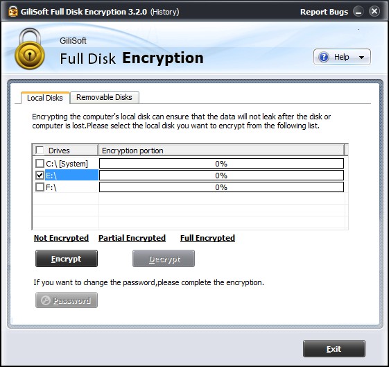 Gilisoft Full Disk Encryption 3.5.0