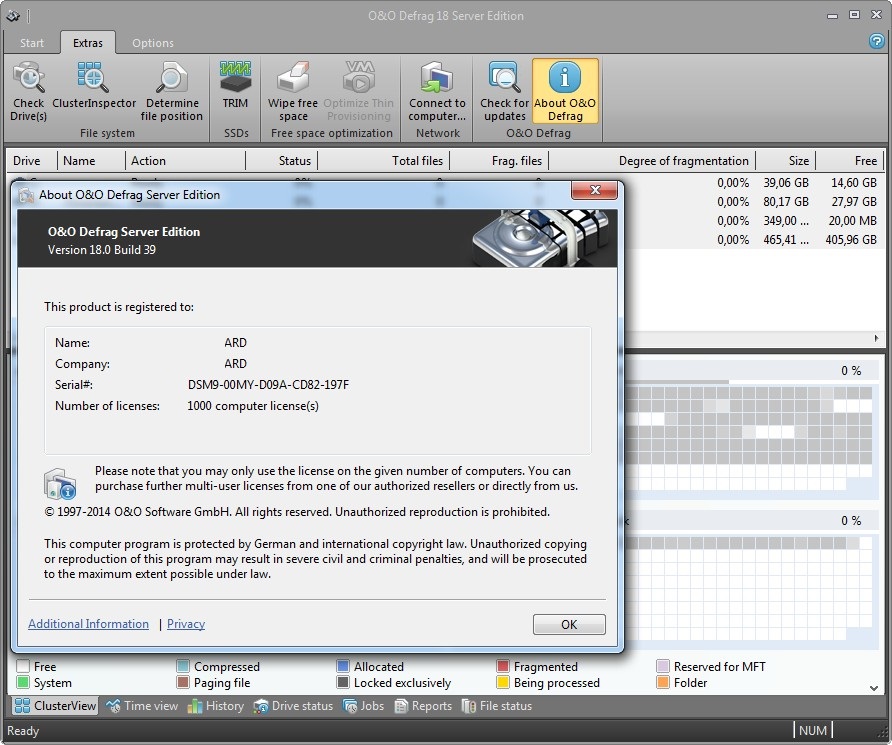O&O Defrag Server 18.0 Build 39 (x86/x64)