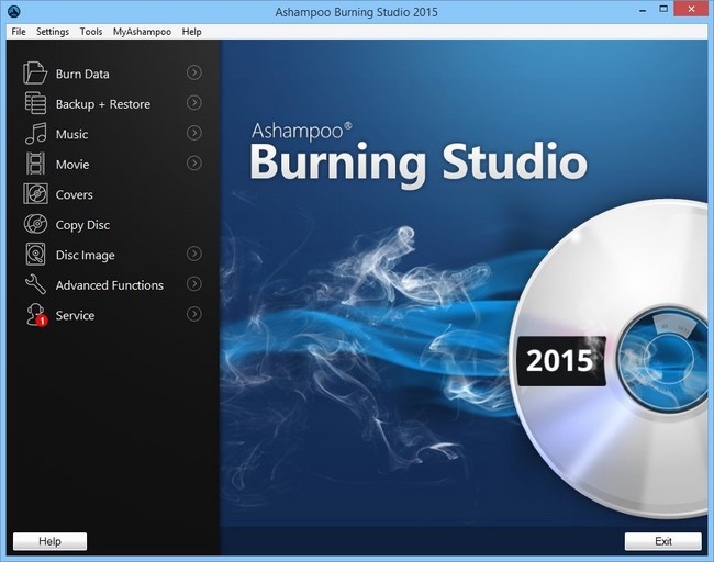 Ashampoo Burning Studio 2015 1.15.0.16 Multilingual + Portable