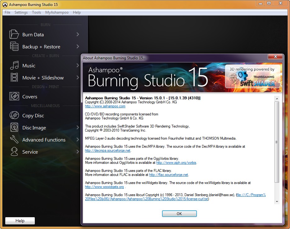 Ashampoo Burning Studio 15.0.1.39 Final