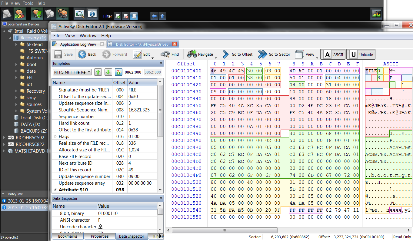 Active NTFS Data Recovery Toolkit 7.0