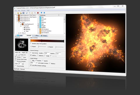 Rigzsoft TimelineFX Particle Editor 1.30 + Emitter Library