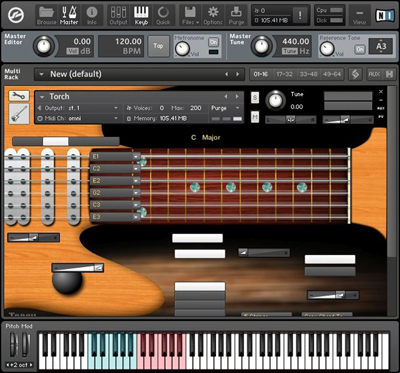 Indiginus Torch Electric Guitar KONTAKT