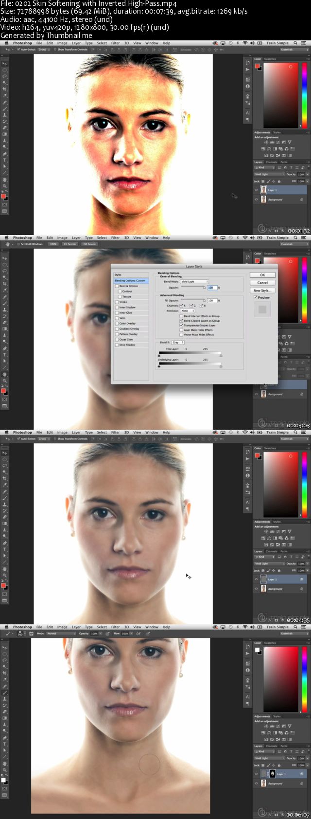 TrainSimple - Photoshop CC Portrait Retouching