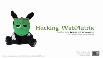 Tekpub - Hacking WebMatrix